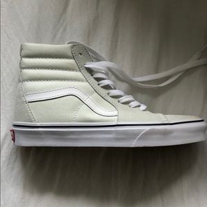 Only worn once!! High Top Vans